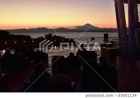 Fujisawa City, Kanagawa Prefecture Enoshima Night View Sea Candle, Sunset Terrace and Sunset Mt. Fuji Fujisawa City, Kanagawa Prefecture Enoshima Night View Sea Candle, Sunset Terrace and Sunset Mt. Fuji 83601134