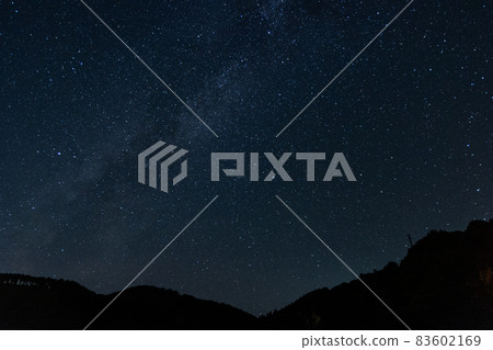兵庫縣 遠峰高原 夜空 星空 83602169
