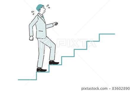 Person Business person climbing stairs Male 83602890