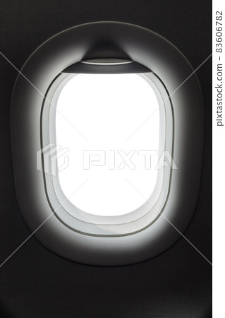 Blank airplane window Blank airplane window 83606782