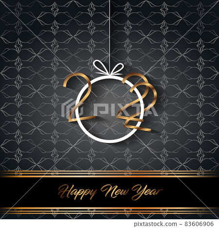 2022 Happy New Year background for your seasonal invitations, festive posters, greetings cards. 2022 Happy New Year background for your seasonal invitations, festive posters, greetings cards. 83606906