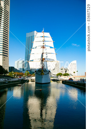 Nippon Maru in the blue sky Nippon Maru in the blue sky 83607529