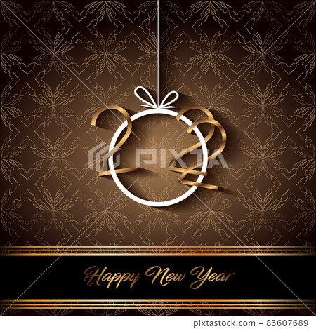 2022 Happy New Year background for your seasonal invitations, festive posters, greetings cards. 2022 Happy New Year background for your seasonal invitations, festive posters, greetings cards. 83607689