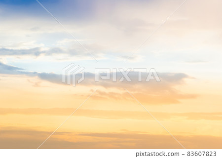 Sunset sky and clouds 83607823