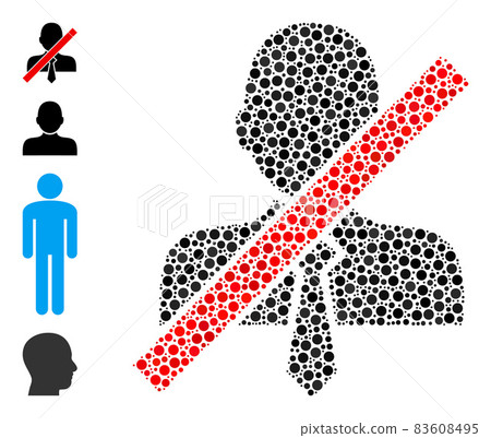 Dotted Wrong Clerk Collage of Round Dots and Similar Icons Dotted Wrong Clerk Collage of Round Dots and Similar Icons 83608495