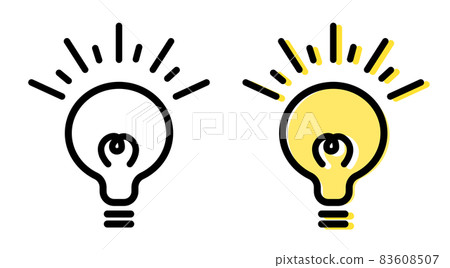 Shining light bulb icon | Inspirational ideas Ideas Shining light bulb icon | Inspirational ideas Ideas 83608507