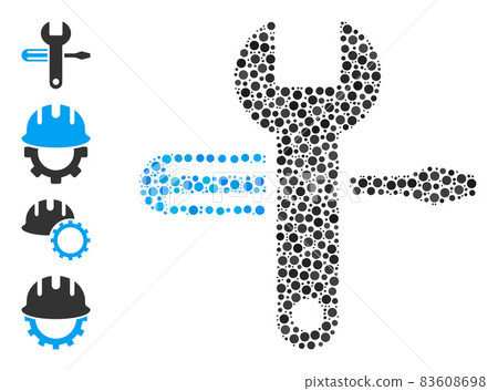 Dotted Tuning Composition of Circles with Other Icons Dotted Tuning Composition of Circles with Other Icons 83608698