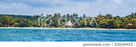 Koh Mak tropical island and its paradise beach near koh Chang, Trat, Thailand 83609483