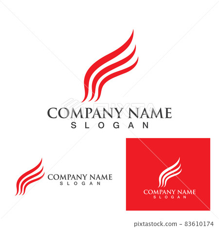 Wing logo and symbol vector eps10 Wing logo and symbol vector eps10 83610174