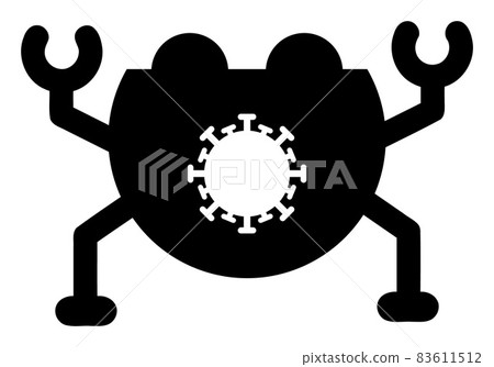 Virus Nanobot - Raster Icon Illustration Virus Nanobot - Raster Icon Illustration 83611512