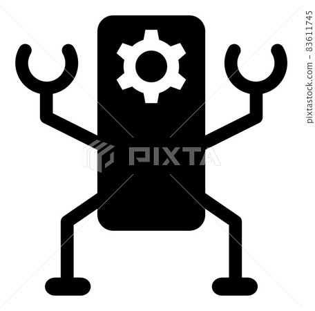 Nanobot - Raster Icon Illustration Nanobot - Raster Icon Illustration 83611745