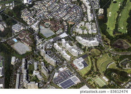 Aerial view of Wakabadai near Inagi-shi, Tokyo Aerial view of Wakabadai near Inagi-shi, Tokyo 83612474