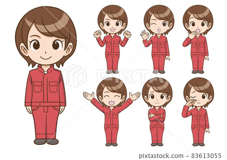 Female mechanic whole body set Female mechanic whole body set 83613055