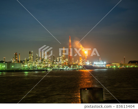 橫濱市磯子工廠夜景 8 橫濱市磯子工廠夜景 8 83613404
