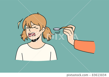 Problems with appetite children concept.  83613834