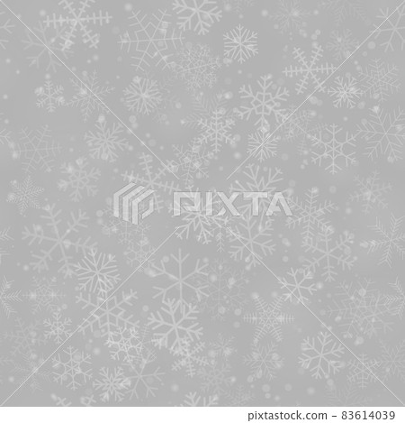 Christmas seamless pattern of snowflakes Christmas seamless pattern of snowflakes 83614039