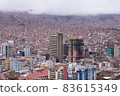 Buildings in La Paz, Bolivia 83615349