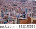 Cityscape of La Paz, Bolivia 83615354