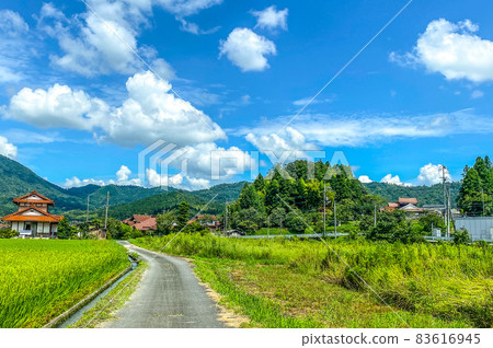 日本原風景-夏日鄉村- 83616945