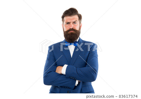 male fashion model posing. Handsome brunette model 83617374