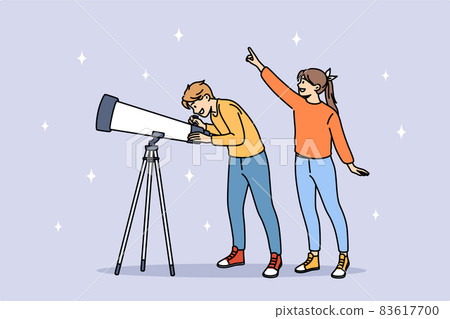Astronomy and looking at stars concept Astronomy and looking at stars concept 83617700