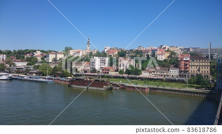 Belgrade canal landscape Belgrade canal landscape 83618786