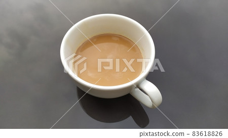 cup of coffee with milk 83618826