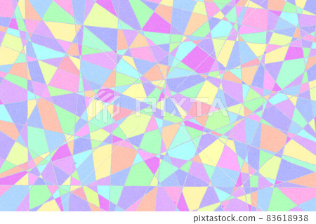 Light-colored multi-colored fine linear division mosaic pattern 83618938