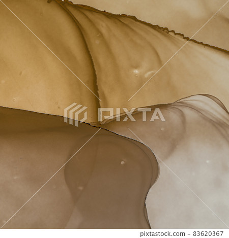 Blue Ocean Waves. Abstract Color Liquid 83620367