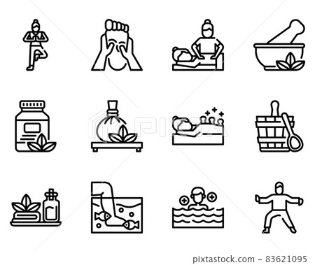 Alternative Medicine icon and symbol for website, application 83621095