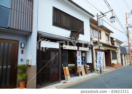 奈良，奈良江後寺町街景，奈良町越野伊江 83621311