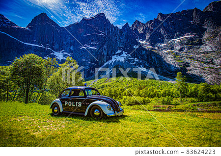 Norwegian police car 83624223