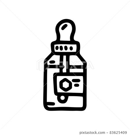 propolis jar line vector doodle simple icon 83625409
