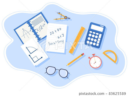 Learning Mathematics of Education and Knowledge... - Stock Illustration  [83625589] - PIXTA