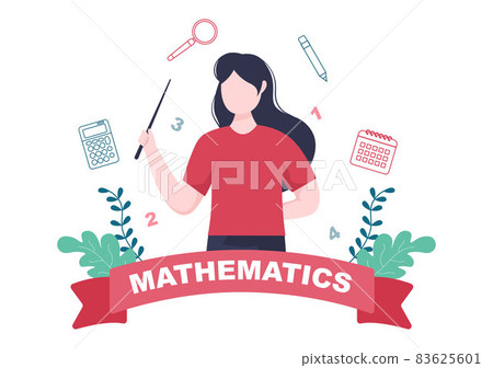 Learning Mathematics of Education and Knowledge... - Stock Illustration  [83625601] - PIXTA