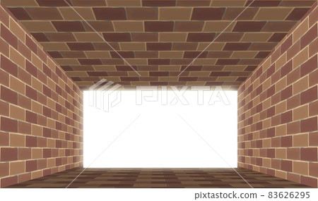 Dungeon game background material exit 83626295