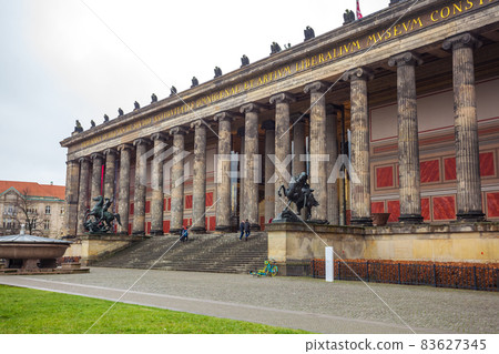 The building of the Altes Museum on the Museums Island in Berlin The building of the Altes Museum on the Museums Island in Berlin 83627345