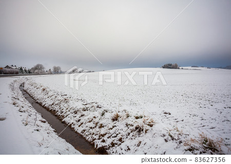 winter landscape in germany, Gerrhausen, Goslar winter landscape in germany, Gerrhausen, Goslar 83627356