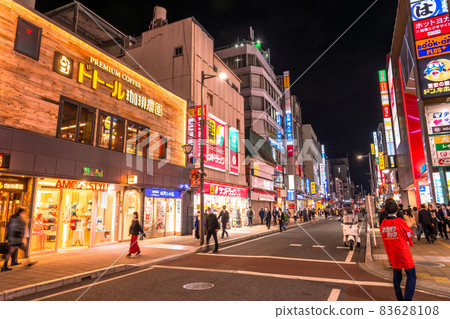《Saitama Prefecture》 Omiya station square, city night view 83628108