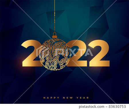 2022 new year golden artistic background design 2022 new year golden artistic background design 83630753