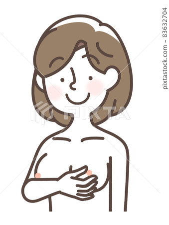 檢查乳頭周圍的女人 檢查乳頭周圍的女人 83632704