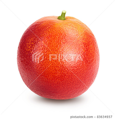 Blood red oranges isolated on white background with clipping path and full depth of field Blood red oranges isolated on white background with clipping path and full depth of field 83634937