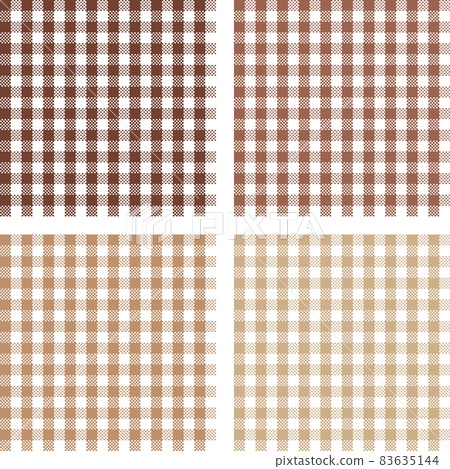 Gingham Check Set/Brown Gingham Check Set/Brown 83635144