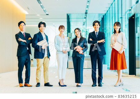 Office business person shooting cooperation "LINK FOREST" 83635215