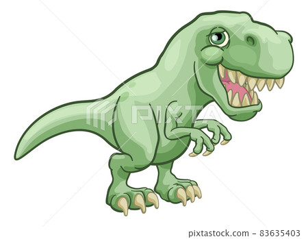 Dinosaur T Rex Animal Cartoon Illustration Dinosaur T Rex Animal Cartoon Illustration 83635403