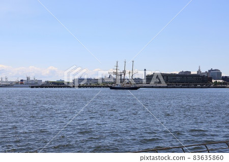 神奈川縣橫濱市橫濱港的風景 83635860