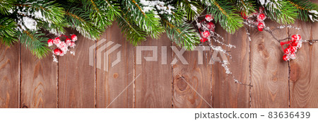 Christmas background with fir tree Christmas background with fir tree 83636439