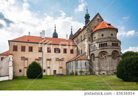 Old St. Procopius basilica and monastery, town Trebic, Czech Republic 83636954