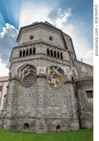 Old St. Procopius basilica and monastery, town Trebic, Czech Republic Old St. Procopius basilica and monastery, town Trebic, Czech Republic 83636955