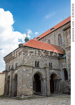 Old St. Procopius basilica and monastery, town Trebic, Czech Republic 83636956